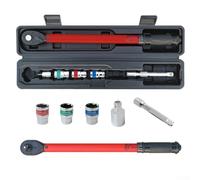 Kit de llave dinamométrica de grado profesional de 1/2 pulgada con compromiso de 72 dientes y rango de 20-230 Nm para tareas de montaje mecánico y mantenimiento