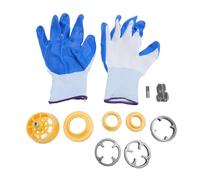 Kit de Machuetado para Tubos PVC, Juego de Herramientas para Roscar de 1/2, 3/4 y 1 Pulgada - Alta Precisión, Materiales Duraderos, Para Fontanería y Uso Profesional