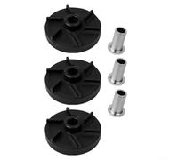 Kit de manga de rodamiento de impulsor para piezas de dispensador de bebidas comerciales, paquete de 3 rodamientos 3220 y juego de impulsor 3587 compatible con componentes de repuesto de aireador D15