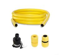 Kit de manguera autocebante para lavadoras a presión K2, tubo de entrada amarillo flexible con accesorios de conexión rápida, juego de succión resistente para agua de tanque de cubo, 2 m (2 m)