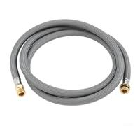 Kit de manguera de grifo de cocina para Grohe 48293000 46174000 46092000 | Pulverizador flexible extraíble de repuesto con bola de peso de 150 cm, nailon, metal, color gris