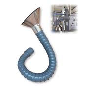 Kit de manguera para extractor de polvo industrial, brazo colector de conducto articulado de 360° para la eliminación de humo, polvo y gases en talleres y fábricas (20 x 200 cm 7,87 x 78,74 pulgad
