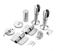 Kit de manija de puerta resistente con rotación de 180 grados (derecha) | Para acero inoxidable premium, antirevestimiento, durabilidad de alto tráfico, suave para acción pivotante, uso duradero