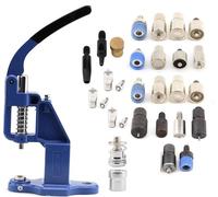 Kit de máquina de prensa manual para la instalación de remaches, ojales, botones a presión y botones para tapicería