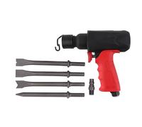 Kit de martillo neumático, herramienta neumática de impacto con 4 cinceles, martillo neumático de 4500 BPM para corte de metal y reparación de carrocerías, puerto de entrada PT de