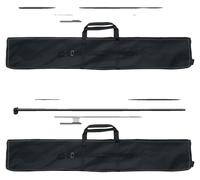 Kit de mástiles para banderas de plumas VEVOR, paquete de 2 mástiles Swooper de 3,9 metros, mástiles para banderas publicitarias para negocios en exteriores, con estacas para el suelo y una bolsa de t