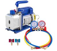 Kit de medición para diagnóstico de bombas de vacío Mophorn, 3 CFM, 1/4 HP, para sistemas de climatización y refrigeración (AC/DC)