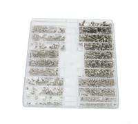 Kit de mini tornillos para reparación de relojes de gafas | 18 tamaños diferentes, 500 unidades en total, ideal para reparación de ordenadores portátiles, teléfonos móviles, tabletas