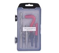Kit de montaje de alambre,Juego de herramientas de reparación de bobina espiral de alambre M12x1.25 M12x1.5 M12x1.5 M12x1.75 - Herramientas profesionales de perforación automotriz para reparaciones