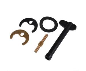 Kit de montaje de grifo mezclador monobloc para lavabo, material de cobre de acero inoxidable (B)