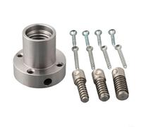 Kit de montaje de panel de acero con rosca TPI de 1 pulgada x 8 TPI para proyectos seguros de torneado de cuencos