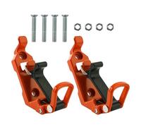 Kit De Montaje De Para Pala-abrazadera De Goma Metálica Resistente, De Pared, Estante De Almacenamiento Para Herramienta De Hacha, Uso En Garaje, Remolque De Coche | Montaje Ide