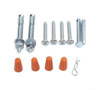 Kit de montaje de ventilador con bola de suspensión, 1 pulgada (1 unidad) | Acero laminado en frío SPCC de 2,5 mm, reduce la vibración del motor, evita el tambaleo, funcionamiento silencioso