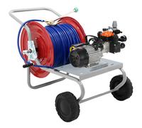 Kit de motobomba eléctrica para pulverización con carro - Comet MTP BPX25 PA6 - Para productos químicos y ácidos