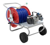Kit de motobomba eléctrica para pulverización con carro - Comet MTP MC18 EL MNF - Para productos químicos y ácidos