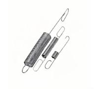Kit de muelles reguladores 795469 794147 699660 794161 498811 - Muelles de compresión para reparación del acelerador del regulador del motor de cortacésped - Juego surtido de metal
