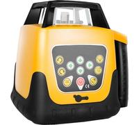 Kit de nivel láser rotatorio, con haz verde, alcance de 500 metros, ajuste de pendiente, rotación de 360 grados, autonivelación, ángulo de escaneo flexible, protección IP54 contra el agua y receptor d