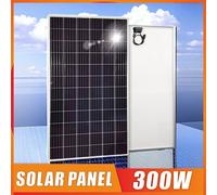 Kit de Panel Solar de 300W 12V, Panel Solar de 600W, Controlador de 100A, Puerto USB, Cargador de Batería Solar Portátil para Acampar al Aire Libre, Autocaravanas Móviles 1PC