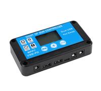 Kit de panel solar policristalino de 12 V 24 V con controlador de carga impermeable de 30 A/60 A, puertos USB y clip de batería para sistema de alimentación portátil fuera de la red (solo 60 A)