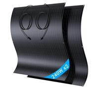 Kit de paneles solares flexibles de 480W – Paneles solares monocristalinos – Ligeros y con protección IP67 contra el agua