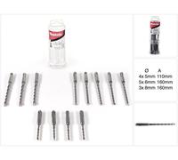 Kit de perforación Makita SDS-VPlus, 12 piezas, sistema SDS-Plus (modelo B-49111)