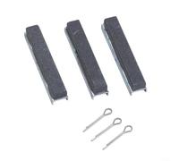 Kit de piedra de pulido cilíndrico de 3 piezas para herramientas de afilado de 3 brazos utilizadas en el tratamiento de perforación del cilindro de reconstrucción del motor (2 pulgadas)