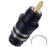 Kit de piezas de repuesto de cartucho termostático de ducha compatible con Hansgrohe 98282000, grifo de ducha y baño, filtro termostático Vavle Core cromado