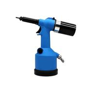 Kit de pistola for tuercas de remaches neumática, herramienta remachadora automática hidráulica neumática de ajustable Industrial, remachadora de tuercas M3-M12(RL-0312 Type A)