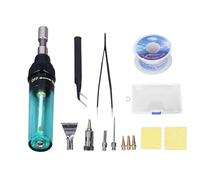 Kit de Pistola para Soldar de Gas, Kit de Soldadura Portátil, Kit de Pistola para Soldar de Temperatura, Juego de Soldadura de Butano Inalámbrico, 8ML