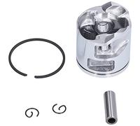 Kit de Pistón 46mm para Husqvarna Motosierra | Aleación de aluminio con alto contenido de silicio, fuerte difusión térmica, durabilidad mejorada, capacidad de compresión