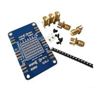 Kit de placa de prueba de analizador de red vectorial L68A para demostración de NanoVNA RF con para conectores sma y práctica de circuito DIP