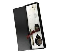 Kit de Pluma y Tinta para Caligrafía y Escritura Vintage | Suministro Escolar Estilo Retro - Pluma de Dibujo Decorativo,Para Principiantes Escritores Artistas Estudiantes Entusiasta D Historia