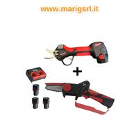 Kit de poda Blue bird 3 baterías PS 23-25 rápido + CS 22-04 sierra y tijeras