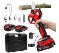 Kit de Podadora de Árboles Inalámbrica, Makita21V-Interfaz | Tijeras de Podar Eléctricas para Jardinería,Motor Sin Escobillas de 600W, Corta Ramas de Hasta 4 cm