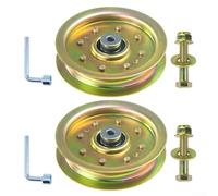 Kit de polea tensora de repuesto para AY177968 756-04129B 956-04129B, conjunto de rodillo tensor de correa de acero para cortacéspedes Cadet RZT50 RZT54 LTX1040 de 50 pulgadas (dorado)