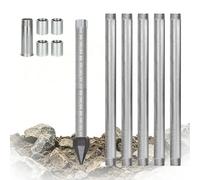 Kit De Pozo Con Punta De Are-na, Kit De Pozo Con Punta De Accionamiento De Acero Inoxidable De 1-1/4", Longitud De Tubería De 36 Pulgadas, Para Vivir Fuera De La Red Eléctrica(5+1)