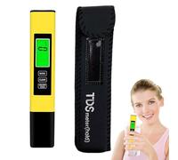 Kit De Prueba De Agua Potable, Probador De Agua Profesional Preciso 4 En 1 - Accesorios De Conductímetro Para Suministros De Prueba De Piscina, Hidroponía, Pozo, Estanque, Agricultura, Laboratorio De