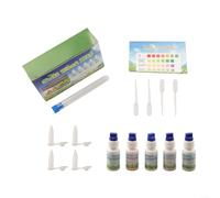 Kit de prueba de suelo, solución líquida NPK pH de 10 ml para cultivo de jardín, probador rápido de nitrógeno y potasio para plantas de interior y exterior
