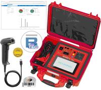 Kit de pruebas de dispositivos Benning, conforme a las normas EN50678, EN50699 y EN62353, BTEC Smart 1 J, escáner de códigos de barras, etiquetas, 1 unidad.