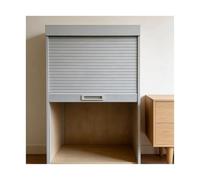 Kit de puerta plegable de acordeón, puerta retráctil con asa, enrollable, varios tamaños, armarios (86 x 56 cm)