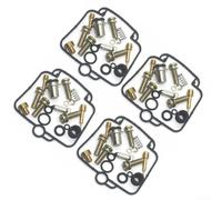 Kit de reconstrucción de carburador de cuatro piezas para Suzuki para GSX1100G 1991 1992 1993 compatible con pasos de revisión de carburador estándar