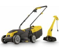 Kit de recortador de bordes y cortacésped POWERPLUS POWXG62205T, 1300 W, ancho de corte de 320 mm, recortador de bordes de 250 W, ancho de corte de 220 mm, depósito de recogida de 30 litros