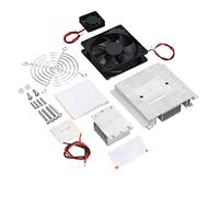 Kit de Refrigerador Peltier, DC12V 70W Potente de Refrigeración Termoeléctrico Peltier Refrigerador de Refrigeración de Doble Núcleo para Espacios y Dispositivos Pequeños