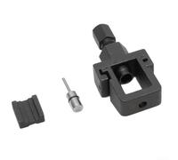 Kit de remachado de cadena portátil para almacenamiento de garaje | Elimina y reinstala pines, se adapta a cadenas #35-#630, incluye funda de transporte, ideal para transmisión trasera