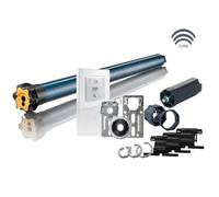 Kit de renovación para persianas enrollables con control remoto - Somfy IO (incluye mando a distancia de pared) - Para la modernización de persianas enrollables con motor SW60 a control remoto