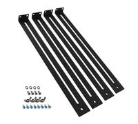 Kit de reparación de cajones universal - Soportes de fondo reforzado de acero - Montaje ajustable 33-61 cm - Piezas muebles armario cómoda - Instalación rápida
