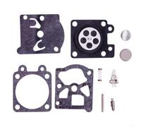 Kit de reparación de carburador compatible con CS-355T, CS-370, CS-400, CS-2511, piezas de motosierra P033000030, juego de mantenimiento del motor para
