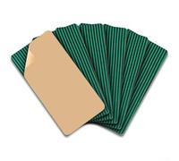 Kit de reparación de cubiertas de seguridad, parches para cubiertas de piscina, 20 x 10 cm, material verde, juego de 6
