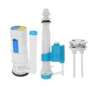 Kit de Reparación de Inodoro y Doble Descarga Pulsador Completo | Abs, Control del Agua, Diseño para Inodoro Antiguo, Mecanismo de Descarga Roca, Ahorro