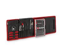 Kit de reparación de precisión y electrónica Einhell de 84 piezas (puntas y casquillos de precisión, portapuntas de destornillador, extensión de eje flexible, pulsera de puesta a tierra, spudger